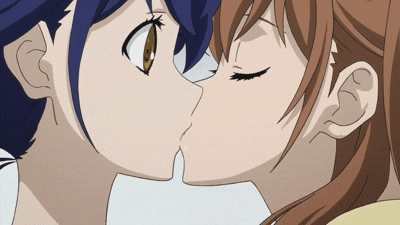 Yuri-kiss GIFs - Get the best GIF on GIPHY