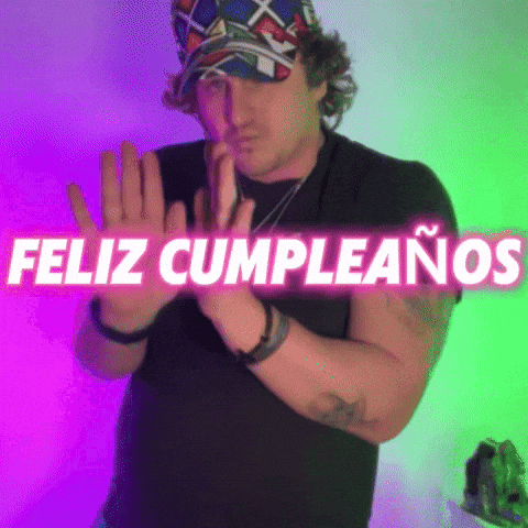 Feliz Cumple Happy Birthday GIF by Luke Westen