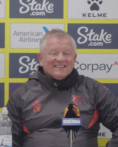 Happy Press Conference GIF by Watford Football Club