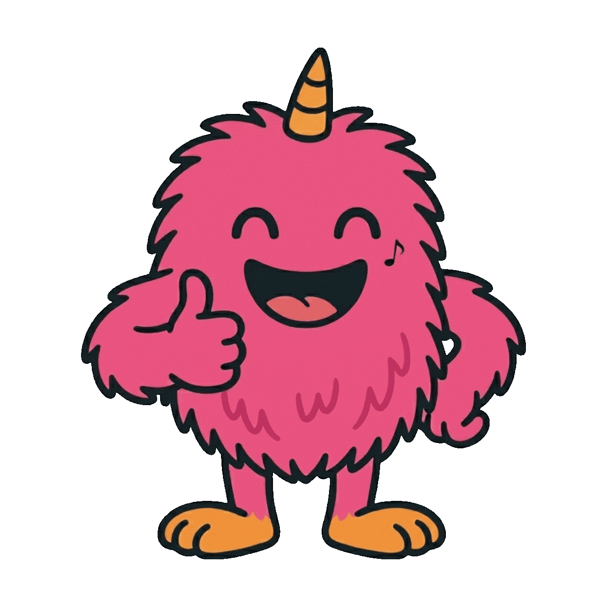 Little Monsters Yes Sticker