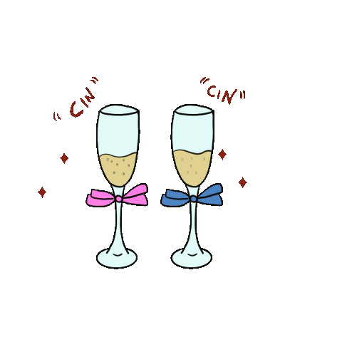 Champagne Sticker
