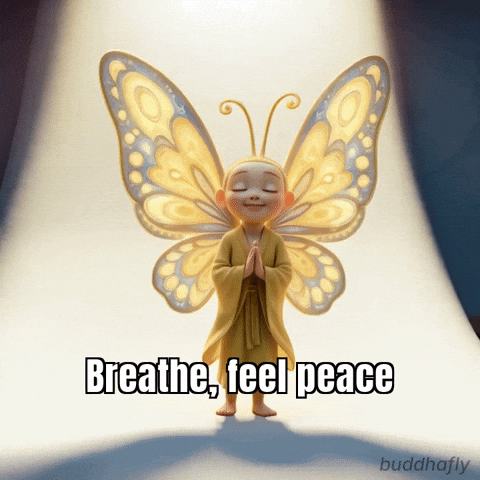 Peace Breathe GIF by BuddhaFlyJourney