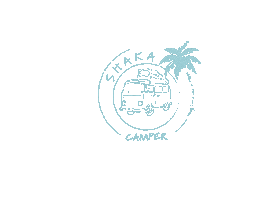 Peace Camping Sticker by Shaka Camper