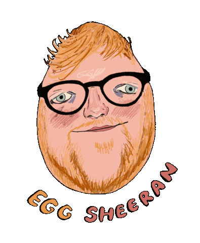 Ed Sheeran Illustration Sticker