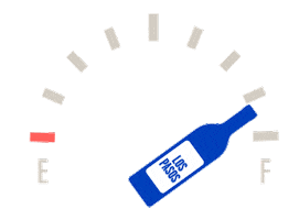 Wine Gasoline Sticker by Vino Los Pasos