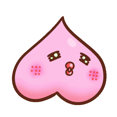 Peach Sticker