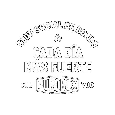 Club Social Boxing Sticker by Puroboxr