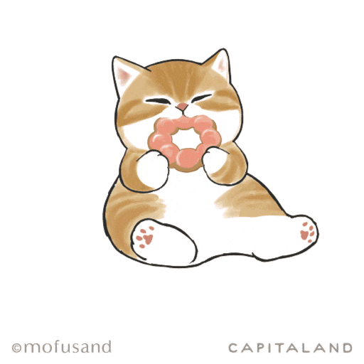 Mofusand Sticker by CapitaLand Malls SG