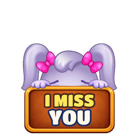 Missing Miss You Sticker by Lucas and Friends by RV AppStudios