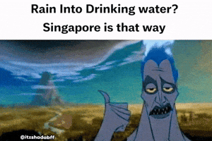 Drinking Water Singaporean GIF