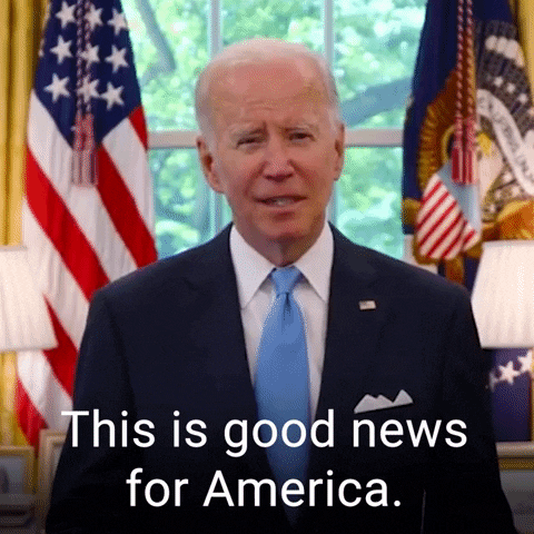 Joe Biden Good Job GIF by The Democrats