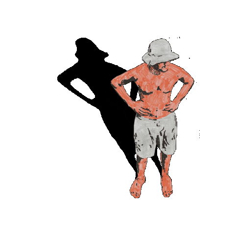 Everyone Outside Sticker by Cassia