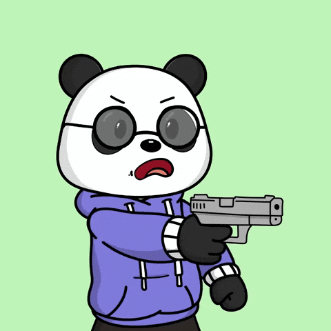 Gun Shooting GIF by Pandu Pandas
