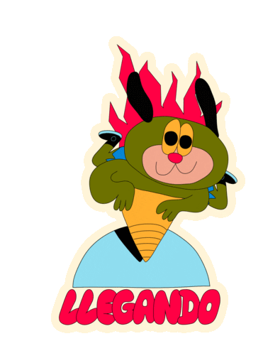 Estoy On My Way Sticker by Francisco Negrello