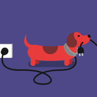 art animation dog power artist on tumblr