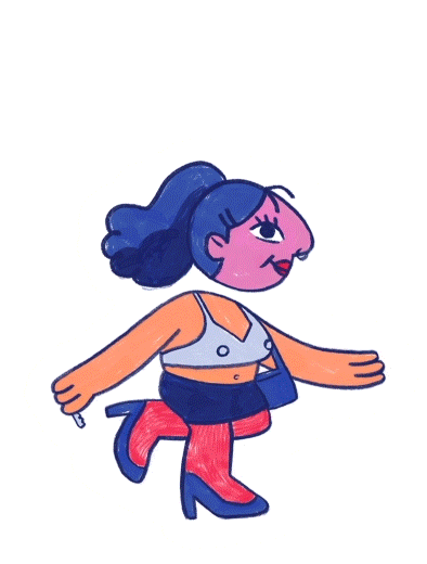 Walking Walk Sticker