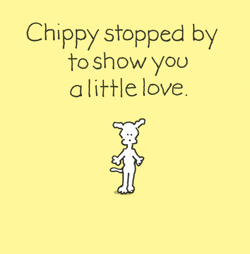 i love you hearts GIF by Chippy the dog