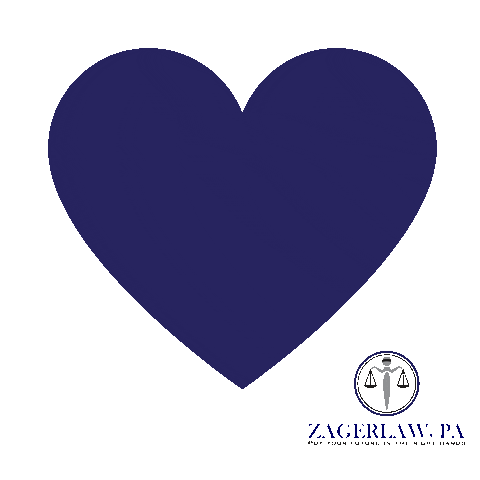 Zager Law, P.A. Sticker