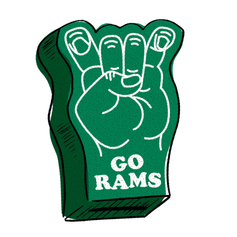 Csu Rams Sticker by Colorado State University