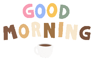 Sleepy Good Morning Sticker by Elisa Falchini