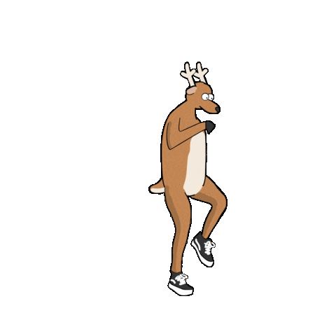 Dance Deer Sticker