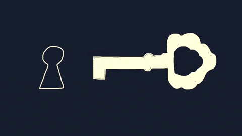 The Key Good Luck GIF by Barbara Pozzi - Find & Share on GIPHY