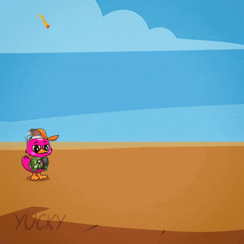 Duck Shrug GIF by Yucky Ducks