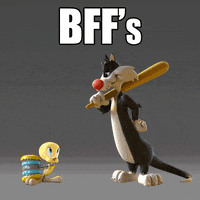 best friends besties GIF by Looney Tunes World of Mayhem