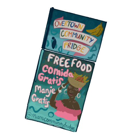 Community Fridge Sticker by Buddy System Mia