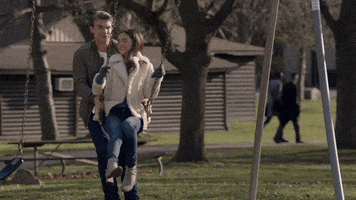 swinging young love GIF by Hallmark Channel