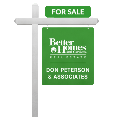 Realtor Pending Sticker by Better Homes and Gardens Real Estate Don Peterson & Associates