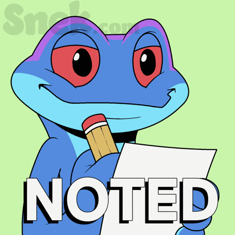 Uh Huh Writing GIF by Snek