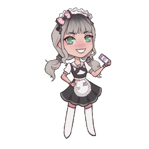 Meian Maid Cafe Sticker