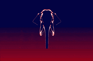 artists on tumblr elephant GIF by G1ft3d