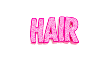 Pink Glitter Sticker by HAIR