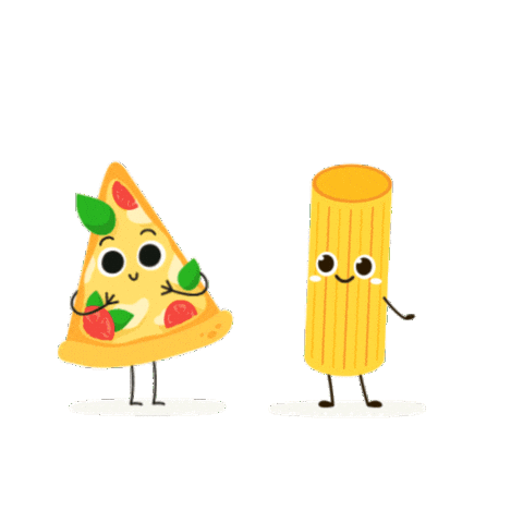 Pizza Pasta Sticker by Aposto