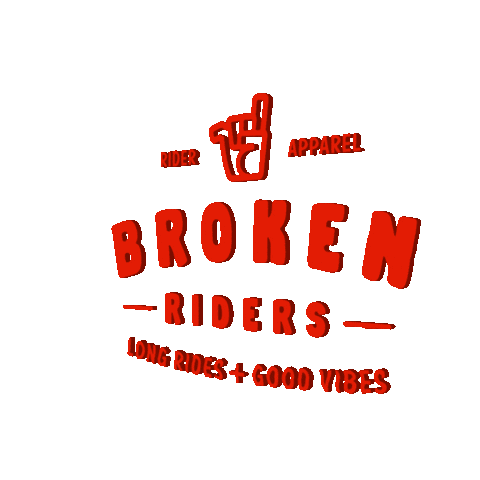 Ride It Good Vibes Sticker by Broken Riders