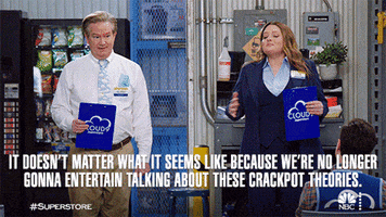 Conspiracy Theories Nbc GIF by Superstore