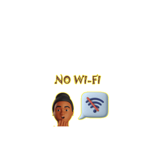 Wi-Fi Internet Sticker by BigBangSocial