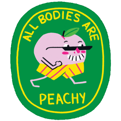 Fruit Body Positivity Sticker