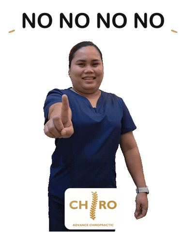 No No No Finger Wag Sticker by Advance Chiropractic