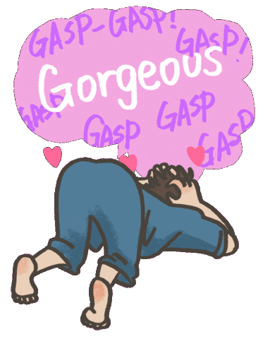 Gasp Love Sticker