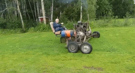 man lawn GIF