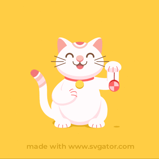 happy cat animated gif