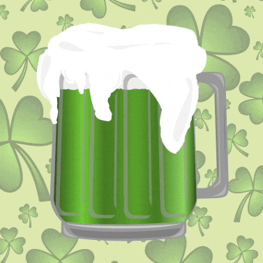 Saint Patrick Cheers GIF