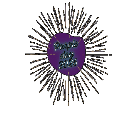 Purpura Purpleday Sticker by Fundhemi