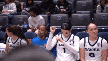 Good Vibes Dancing GIF by Xavier Women's Basketball