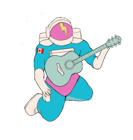 David Bowie Space Sticker by Major Tom