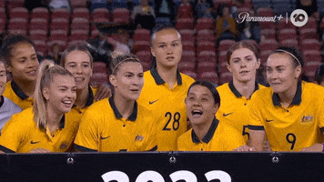 Cup Of Nations Celebration GIF by Football Australia
