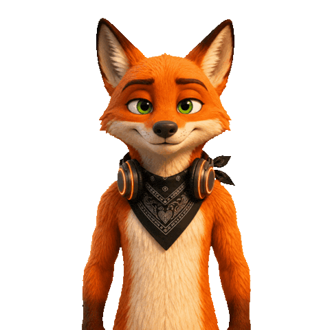 Dj Fox Sticker